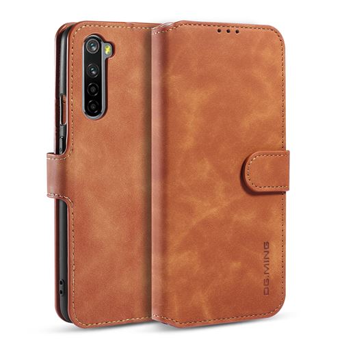 Etui Samsung Portefeuille Marron pour Galaxy Note20 - Antichoc Avec 3 Emplacement Cartes