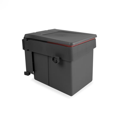 Poubelle de recyclage recycle emuca pour fixation sur porte et conteneur de 15l 8935423