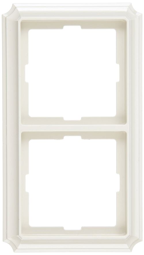 Merten 483244 Plaque double ANTIK Blanc