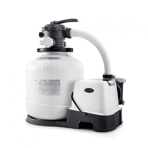 Sistema combinado INTEX depuradora arena y clorador salino eco 7 g/h - 32000 l, Sistema combinado depuradora arena y clorador salino ECO 11 g - 56.800 l INTEX - Clorador salino Intex, Combo Intex