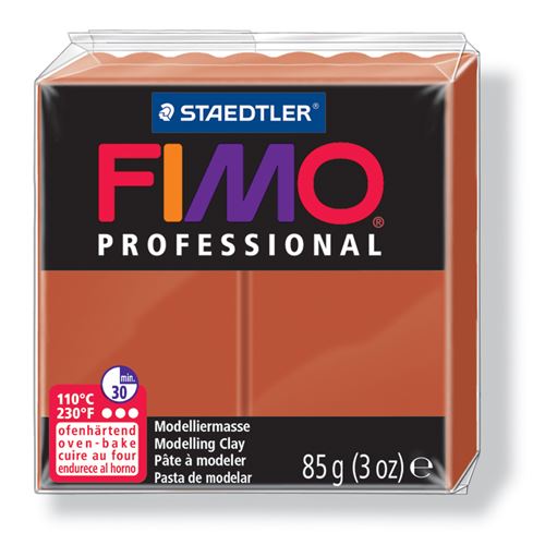 4 paquets de pate fimo pro 85g terracotta