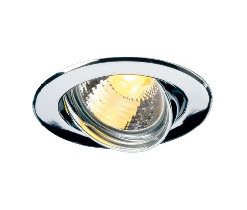 Sp round gu10 encastré, rond, chrome, max. 50w