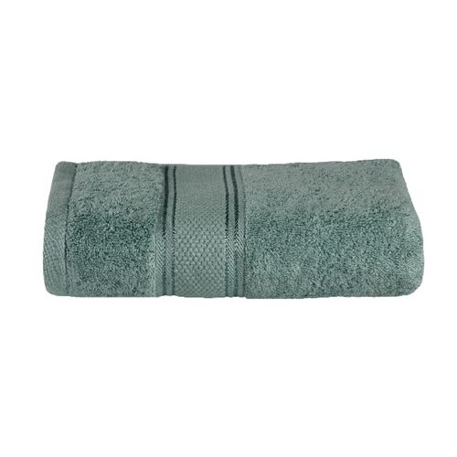 HOMEMANIA Serviette Visage - pour les mains, la salle de bain -Vert en Coton, 60 x 100 cm
