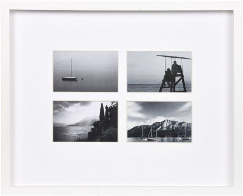 Henzo 8131502 Cadres Photo, Bois, Weiss, 10 x 15 x 4,6 cm