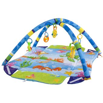 Starfish Tapis D Eveil Interactif 2en1 Bebe Fonction Parc De Jeu Des La Naissance Arche D Eveil Jouets Tissu Doux Multicolore Tapis D Eveil Achat Prix Fnac