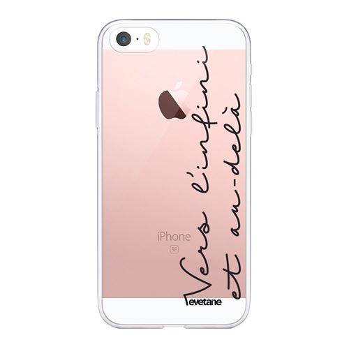 Coque pour iPhone 5/5S/SE 360 intégrale transparente Vers l'infini et l'au delà Tendance [Evetane®]
