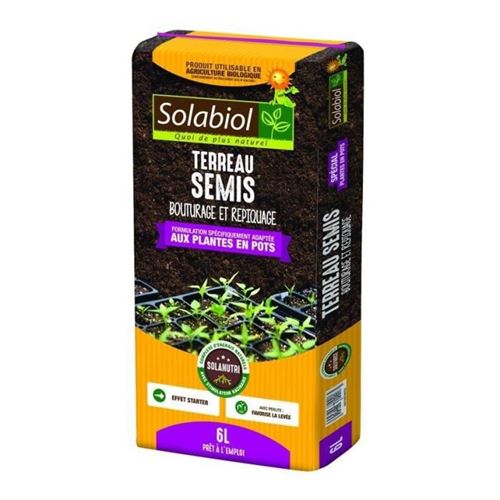 Terreau semis, bouturage et repiquage 6 L