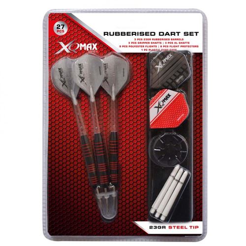 XQmax Darts Jeu de fléchettes caoutchoutées 27 pcs 23 g QD7000660