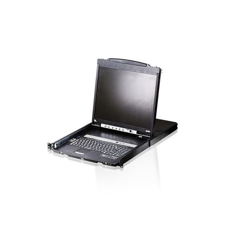 Commutateur KVMP ATEN CL5808N-ATA, 8 fois avec console LCD 19 , USB, PS / 2