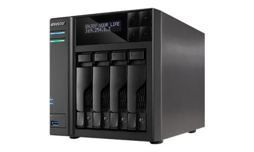 Asustor As7004T Serveur Nas Usb 3.0 Noir 90Ix00E1-Bw3S10