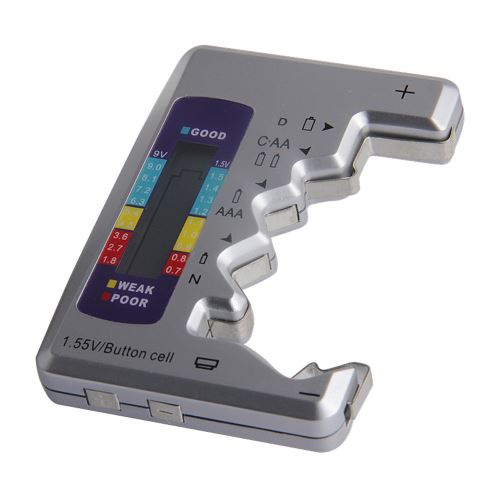 Testeur de batterie universel LCD numérique Checker CDN AA AAA 9V 1.5V pile bouton