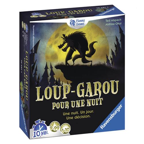 Ravensburger Loup-Garou Pour Une Nuit – Best-of – 28 Personnages – Appli Gratuite – Dès 9 Ans – 3-10 Joueurs
