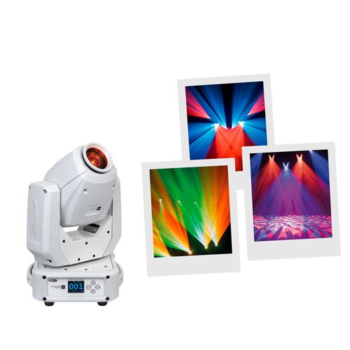 Showtec Phantom 65 Spot lyre, blanc