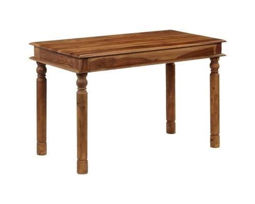 vidaXL Eettafel 120x60x77 cm massief sheeshamhout