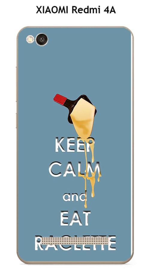 Coque XIAOMI Redmi 4A design Keep calm raclette