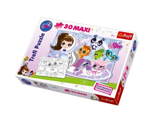 Puzzle 30 Pièces : Maxi Pièces Recto/Verso : Petshop, Trefl