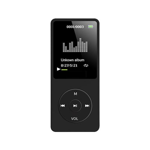 Baladeur MP3 ZY-102 portable étanche - Noir
