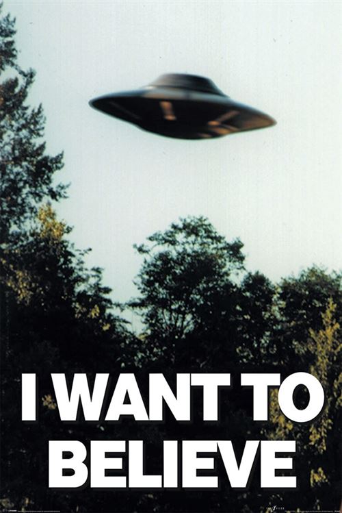 Maxi Poster 61 x 91,5 cm The X-files I Want To Believe