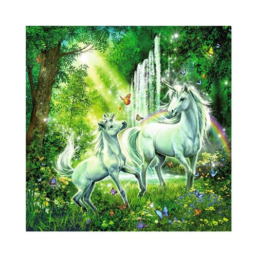 Puzzle 49 Pièces : 3 Puzzles - Magnifiques Licornes, Ravensburger