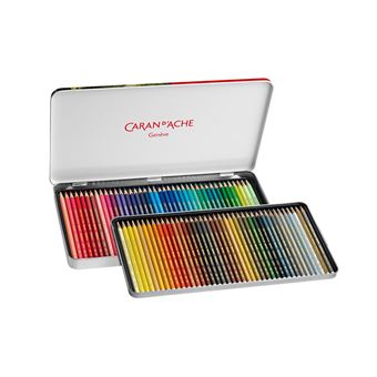 Boîte métal 80 crayons aquarelle PRISMALO® Caran d'Ache