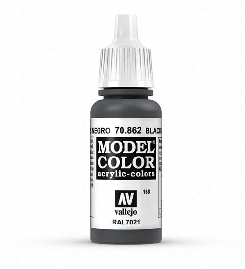Vallejo Peinture acrylique pour modélisme 17 ml noir/gris