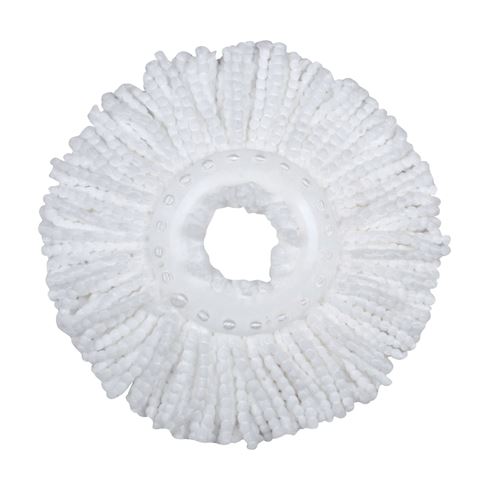 Recharge pour balai Microfibre - Diam. 26 cm - Blanc