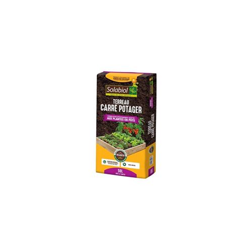 Solabiol TERREAU Carre Potager 50 litres TERCARPOT50