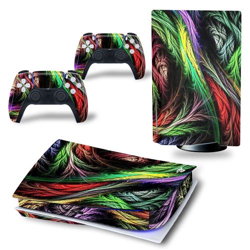 GENERIQUE Autocollant Stickers de Protection pour Console Sony PS5 Edition Standard - - Galaxie(39) (TN-PS5Disk-3560) 