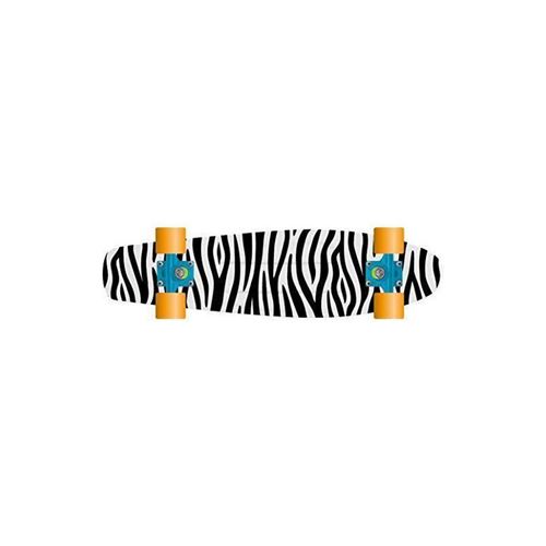 PROHIBITION Skateboard 22' Retro Plastic Pattern 70404 - Zebra