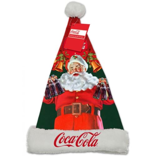 1 Bonnet De Noel Coca Cola Lumineux Pere Noel Fete Accessoire De Deguisement Achat Prix Fnac