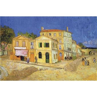 Vincent Van Gogh Papier Peint Photo Poster Autocollant La Maison Jaune La Maison De Vincent A Arles 1888 120x180 Cm Autre Poster Top Prix Fnac
