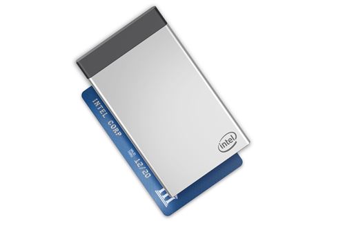 Intel Compute Card CD1M3128MK - Kaart - Core m3 7Y30 / 1 GHz - RAM 4 GB - SSD 128 GB - HD Graphics - WLAN: 802.11a/b/g/n/ac, Bluetooth 4.2 - monitor: geen
