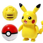 Figurine Interactive Pokémon My Partner Pikachu - Éclaire, Bouge Et Parle - Dès 4 Ans
