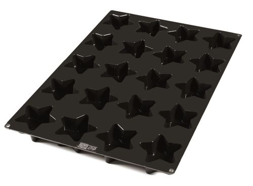 Moule silicone 20 etoiles