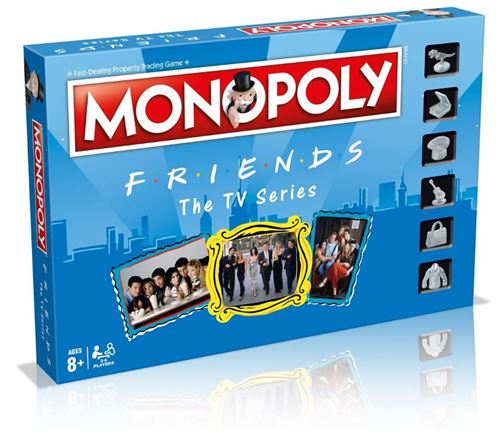 Winning Moves - amis Monopoly Jeu de soci&eacute;t&eacute; - version anglaise
