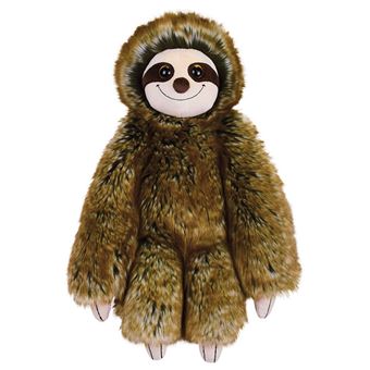 Jemini peluche peluche câline TooDooparesseuse junior 45 cm marron - 1