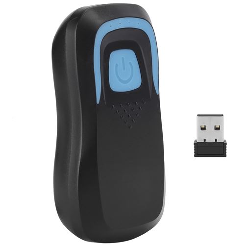 Scanner de Code Barre/QR/Écran Lecteur RFID de Carte IC Express Multifonction sans Fil 2.4G - Noir