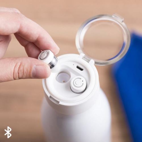 Bouteille thermique avec casque Bluetooth (580 ml) 146004