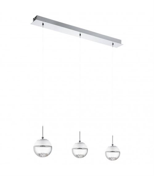 Suspension MONTEFIO 1 3 ampoules chrome