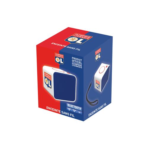 SuBsonic sporting club collection Olympique Lyonnais - Luidspreker - voor draagbaar gebruik - draadloos - Bluetooth - 3 Watt