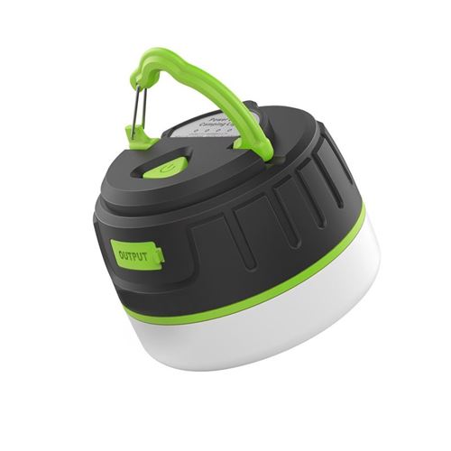 Lanterne de Camping Waterproof et Batterie Externe Portable 5200 mAh (Vert)