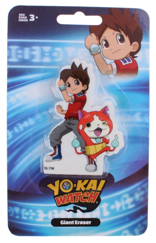 Slammer gomme géante Yo-Kai Watch cat training