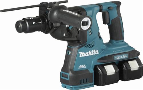 Perfo-Burineur Sds-Plus 36 V => 2 X 18 V Li-Ion 5 Ah 28 Mm Makita - 2 Batteries, Chargeur, Coffret - Dhr283T2Ju