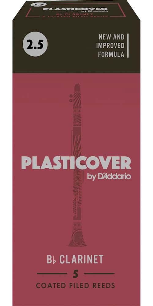 Plasticover by D'addario RRP05BCL250 clarinette Sib force 2,5 - Boite de 5
