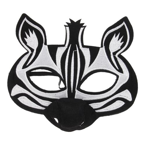 Masque zèbre