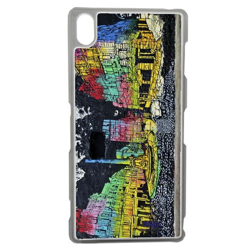 Coque Street Art Compatible Sony Z3 Transparent