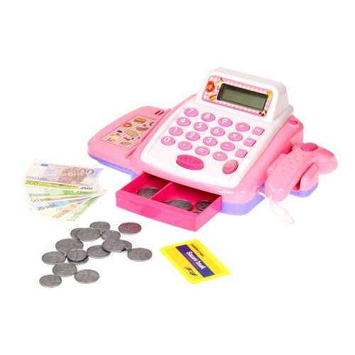 Caisse enregistreuse rose