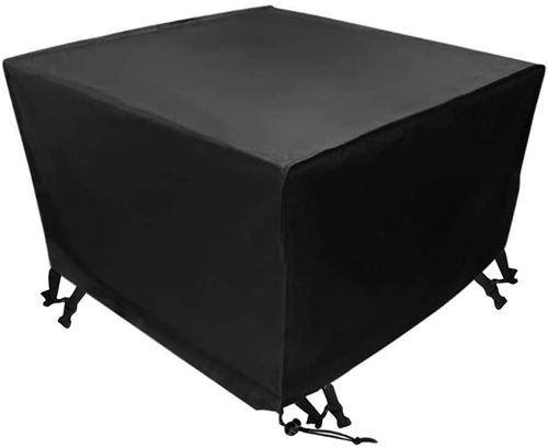 Xiliy - Housse de protection imperméable en polyester pour meubles de jardin - Noir