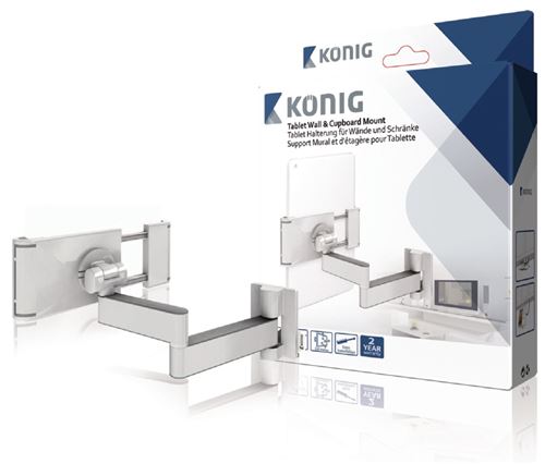 König KNM-FMTM30 Support de tablette et mur entièrement mobile 7 - 12 / 17,8 - 30,5 cm
