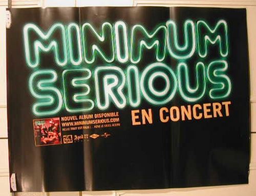 Minimum Serious - 61x80 cm - AFFICHE / POSTER